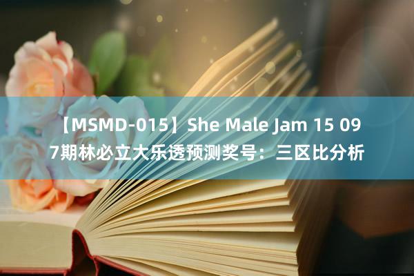 【MSMD-015】She Male Jam 15 097期林必立大乐透预测奖号：三区比分析