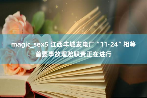 magic_sex5 江西丰城发电厂“11·24”相等首要事故理赔职责正在进行